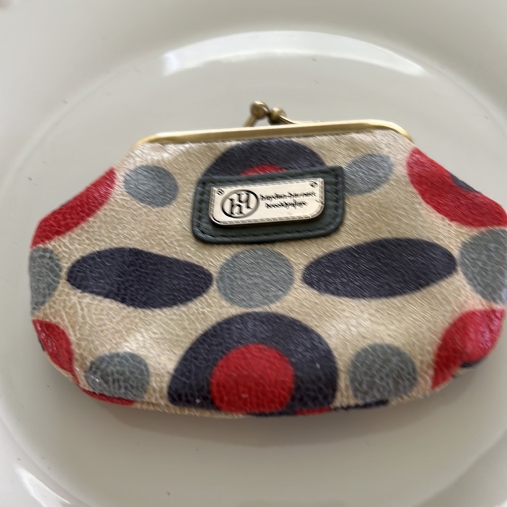 Hayden-Harnett Brushed Leather Coin Purse